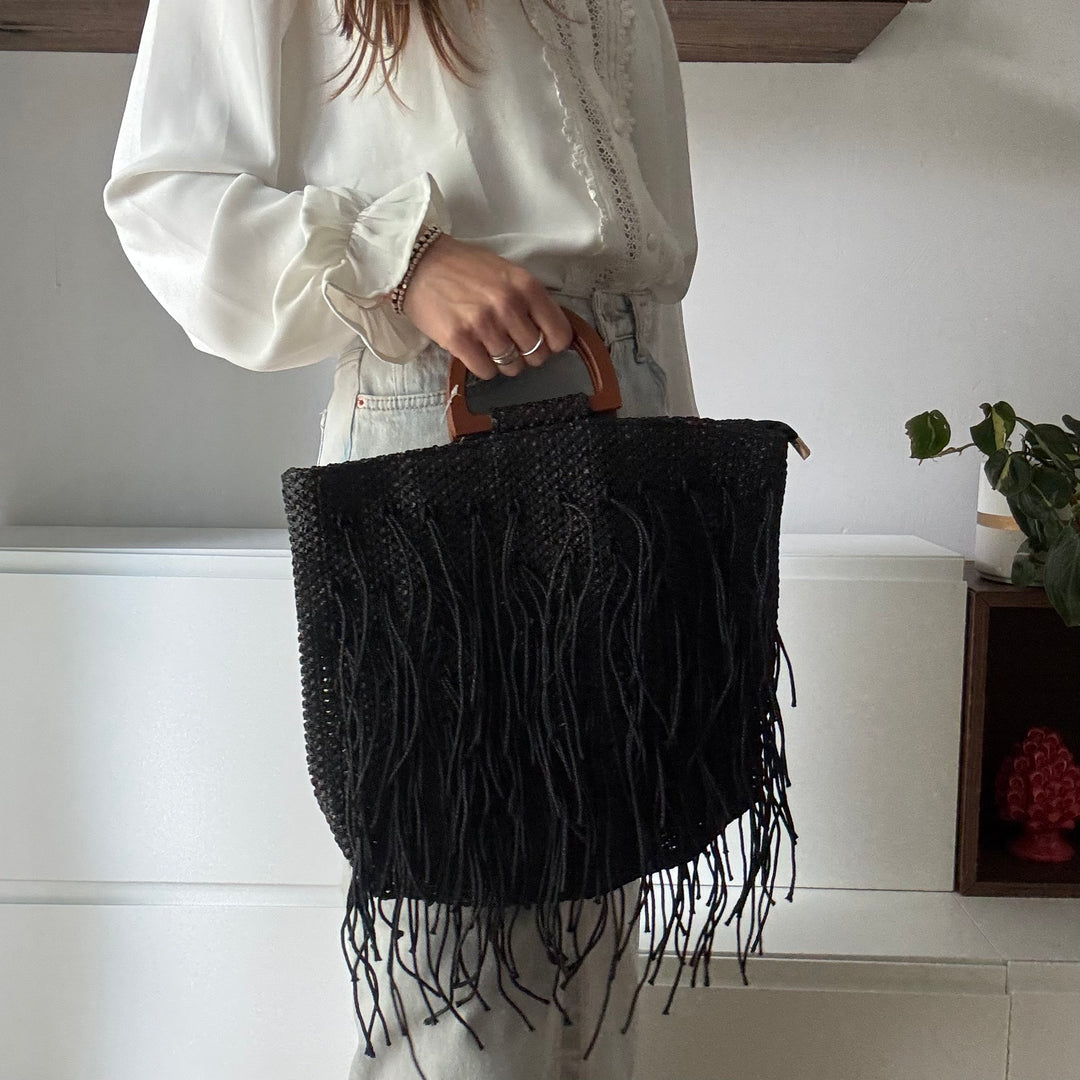 Borsa Paglia e Frange