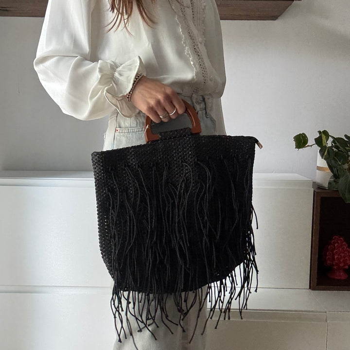 Borsa Paglia e Frange