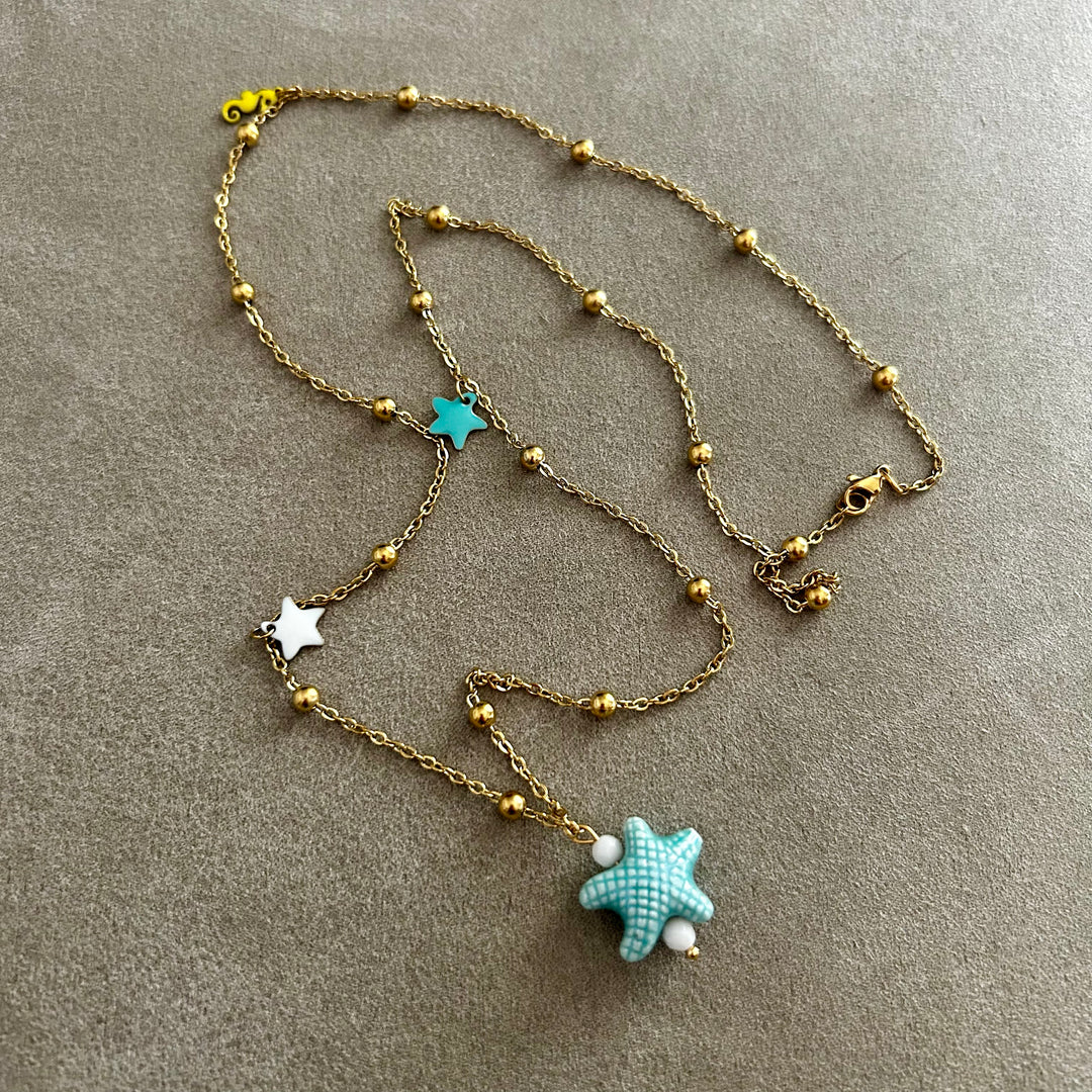 Collana Stella Marina Ceramica