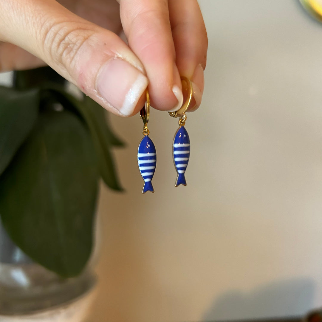 Boucles d'oreilles Mini Sardines