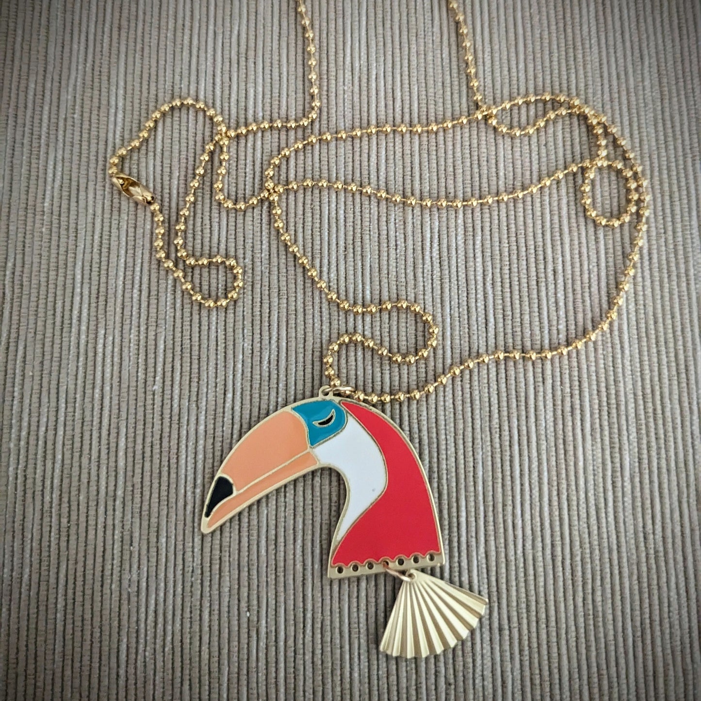 Toucan necklace