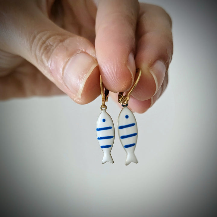 Boucles d'oreilles Mini Sardines